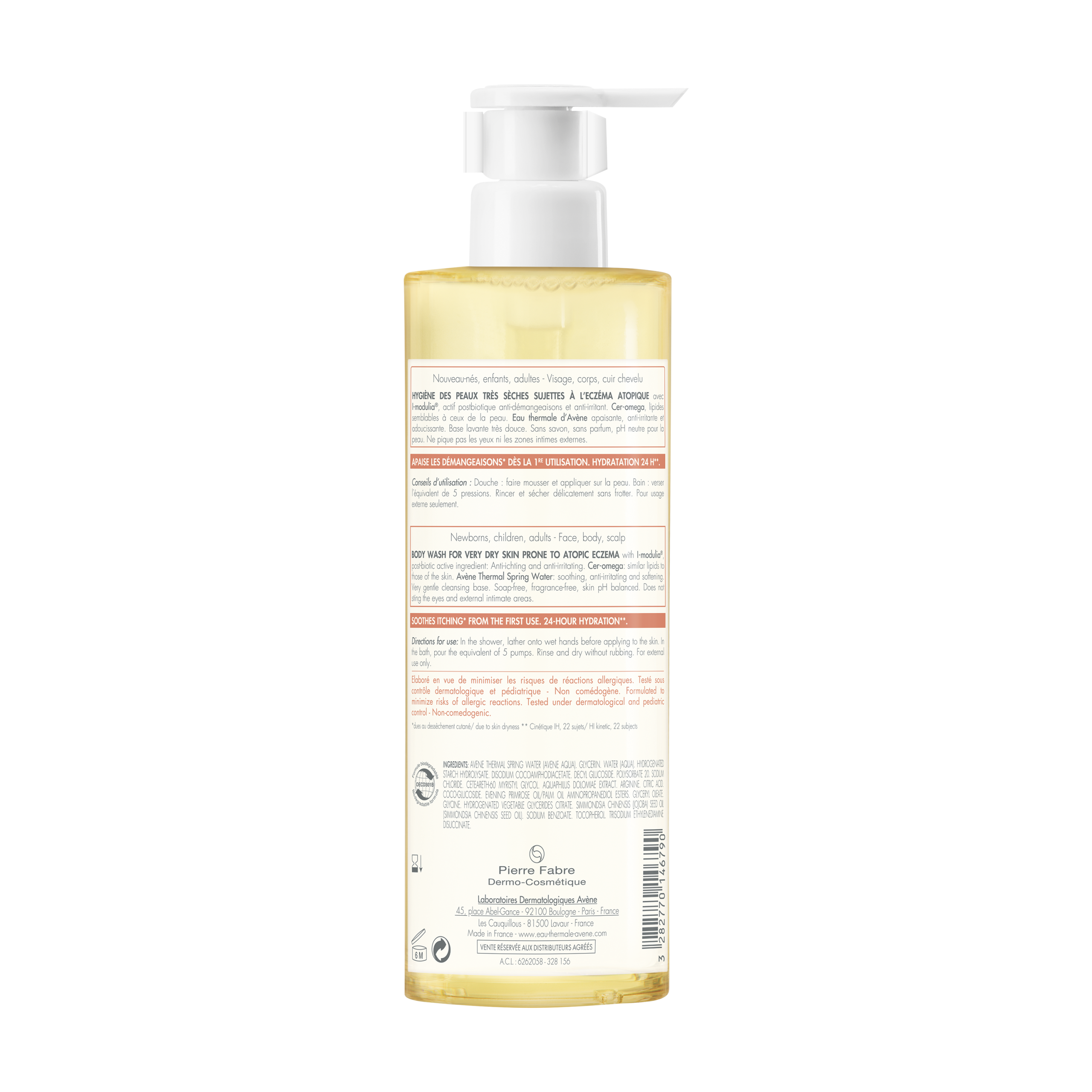 Avène XeraCalm A.D Lipid-Replenishing Cleansing Oil