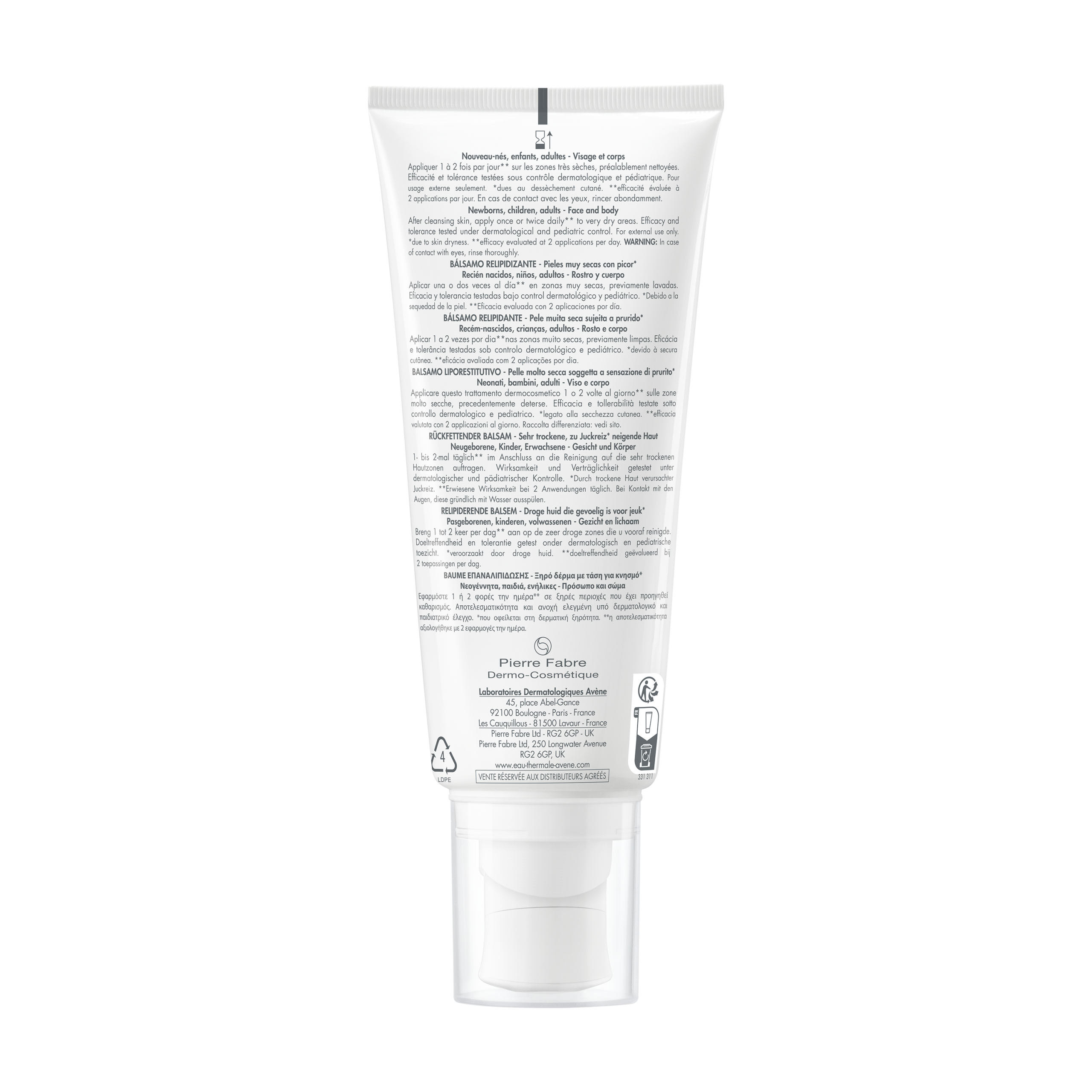 Avène XeraCalm A.D Lipid-Replenishing Balm 200ml