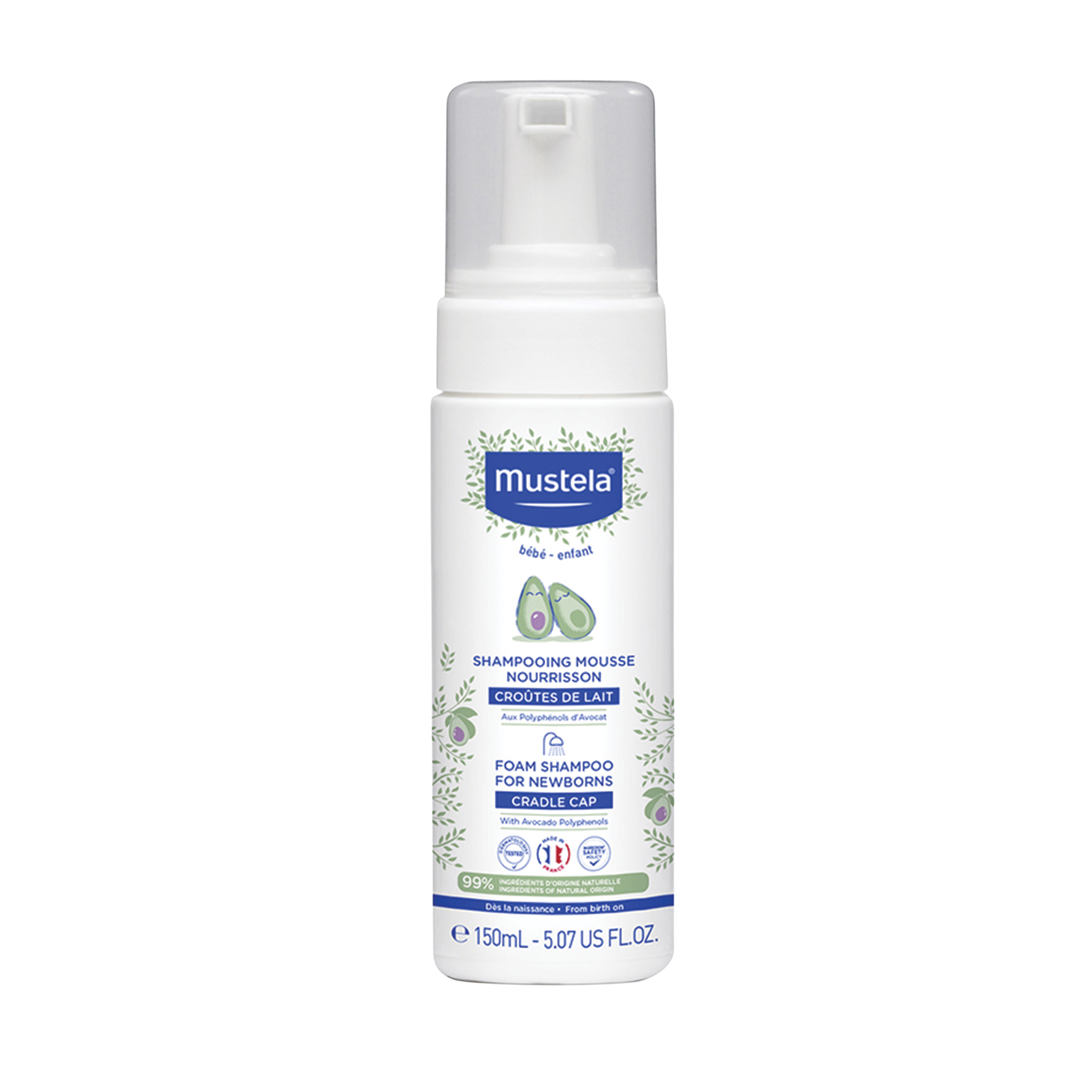 Mustela Foam Shampoo for Newborns